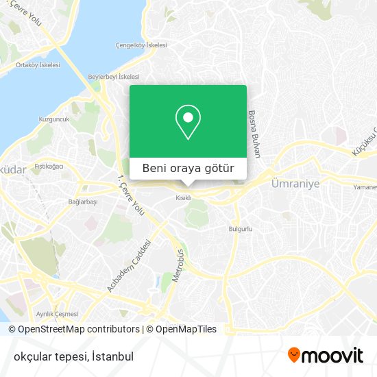 okçular tepesi harita