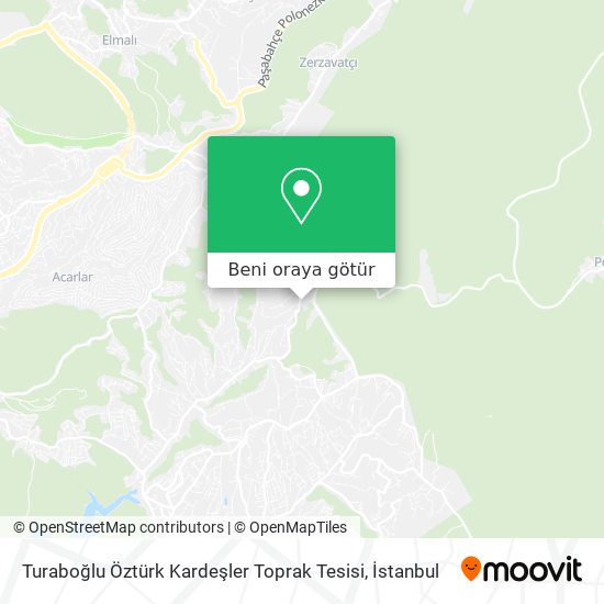 Turaboğlu Öztürk Kardeşler Toprak Tesisi harita