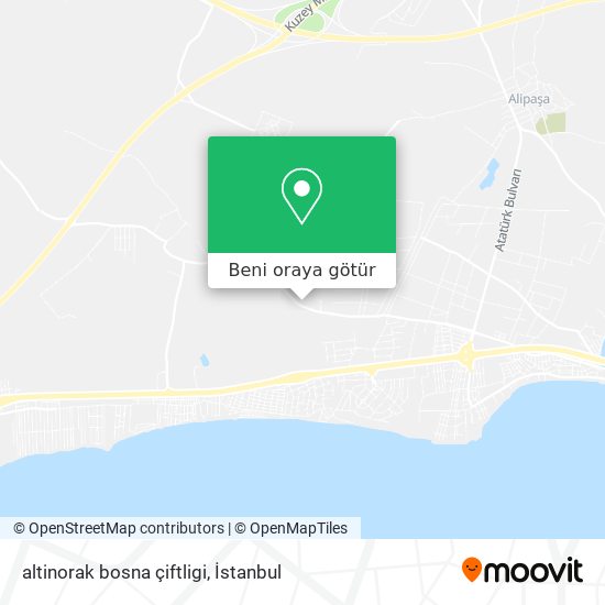 altinorak bosna çiftligi harita