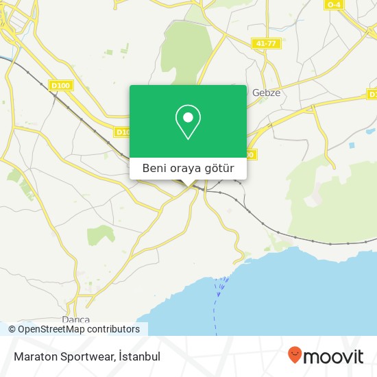 Maraton Sportwear, Yeşilırmak Caddesi 41700 Abdi İpekçi, Darıca harita