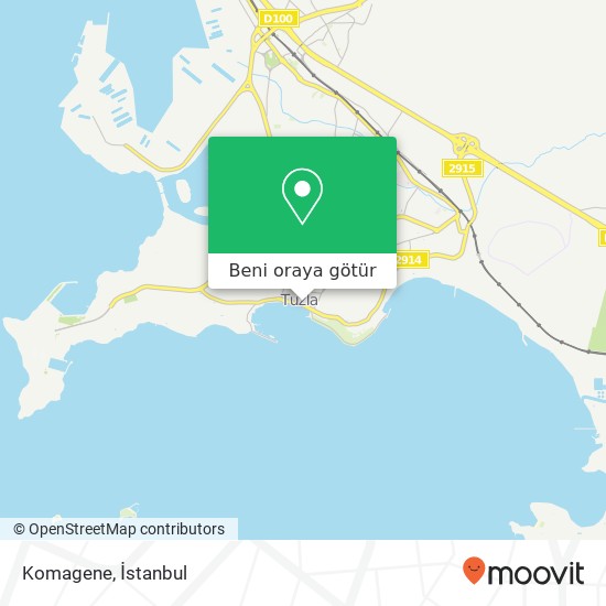 Komagene, Cumhuriyet Caddesi, 33 / C 34940 Postane, İstanbul Türkiye harita