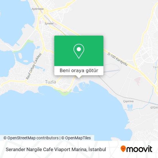 Serander Nargile Cafe Viaport Marina harita