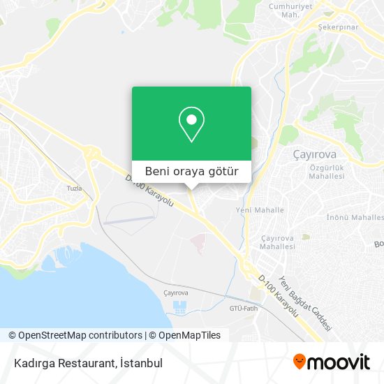 Kadırga Restaurant harita