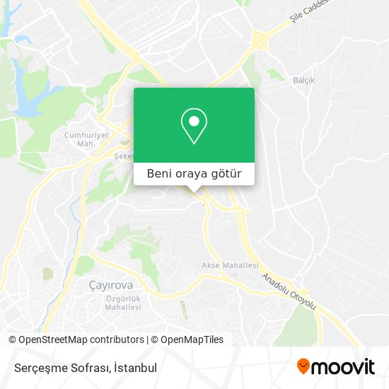 Serçeşme Sofrası harita