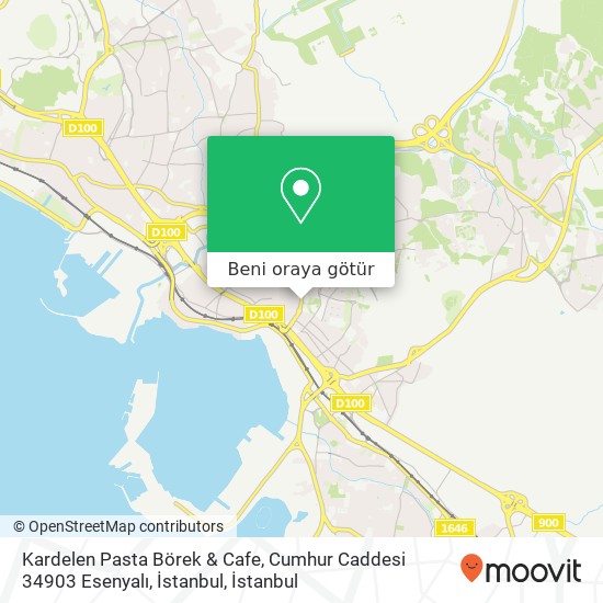 Kardelen Pasta Börek & Cafe, Cumhur Caddesi 34903 Esenyalı, İstanbul harita