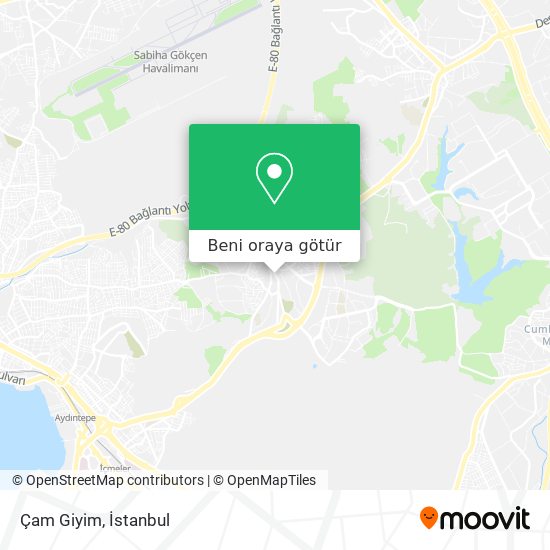 Çam Giyim harita