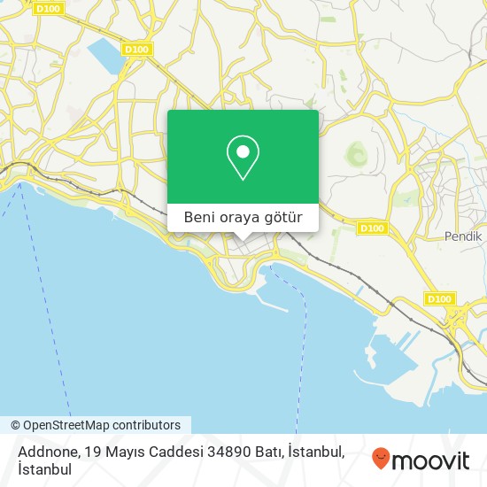 Addnone, 19 Mayıs Caddesi 34890 Batı, İstanbul harita