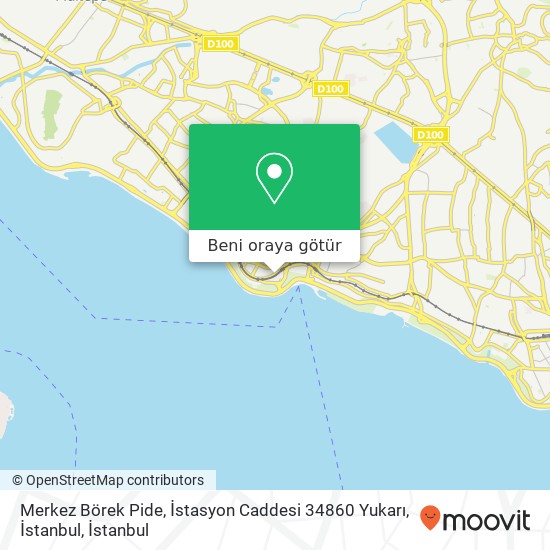 Merkez Börek Pide, İstasyon Caddesi 34860 Yukarı, İstanbul harita