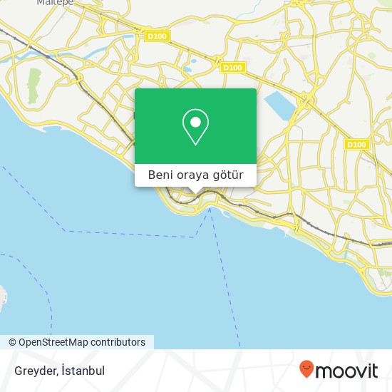 Greyder, Üsküdar Caddesi, 1 34860 Yukarı, İstanbul harita