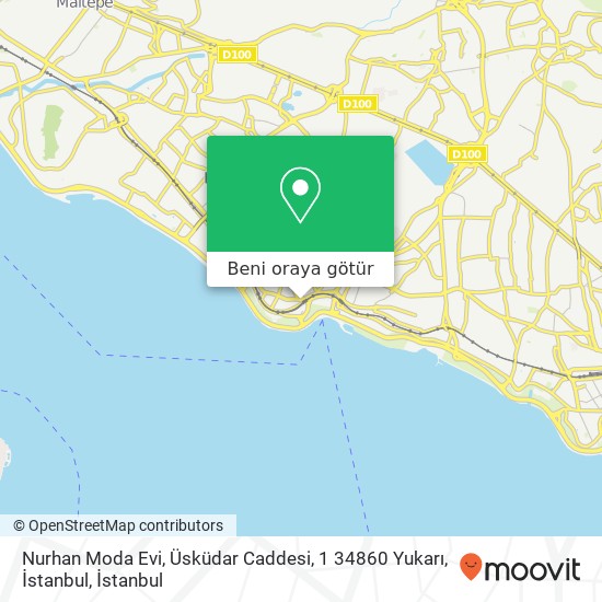 Nurhan Moda Evi, Üsküdar Caddesi, 1 34860 Yukarı, İstanbul harita