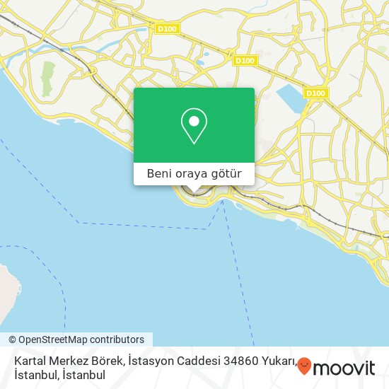 Kartal Merkez Börek, İstasyon Caddesi 34860 Yukarı, İstanbul harita