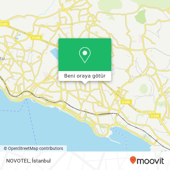 NOVOTEL, Bağlar Caddesi 34873 Yalı, İstanbul harita