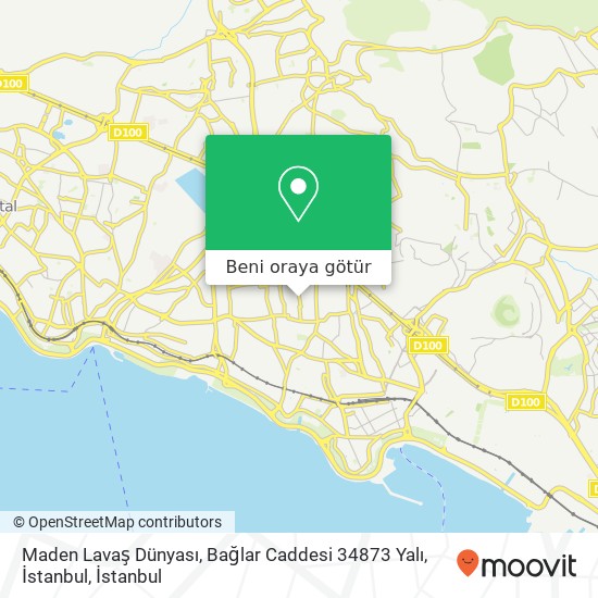 Maden Lavaş Dünyası, Bağlar Caddesi 34873 Yalı, İstanbul harita