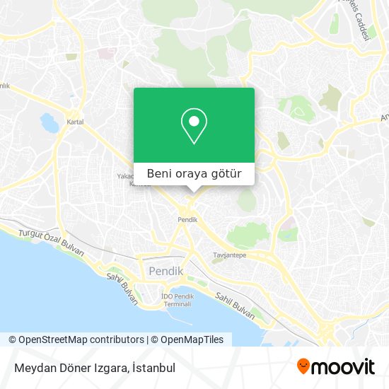 Meydan Döner Izgara harita