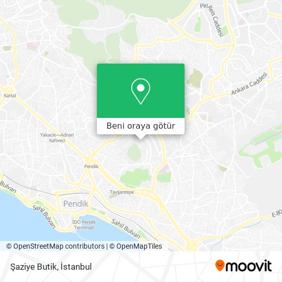 Şaziye Butik harita