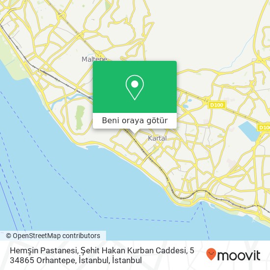 Hemşin Pastanesi, Şehit Hakan Kurban Caddesi, 5 34865 Orhantepe, İstanbul harita