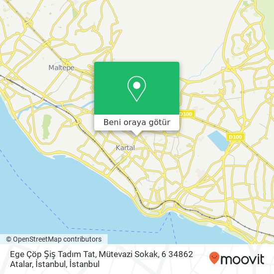 Ege Çöp Şiş Tadım Tat, Mütevazi Sokak, 6 34862 Atalar, İstanbul harita