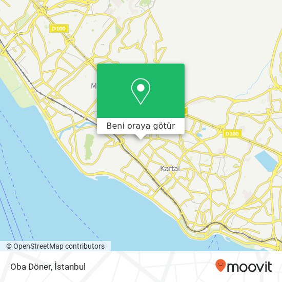 Oba Döner, Çınar Caddesi 34865 Orhantepe, İstanbul harita