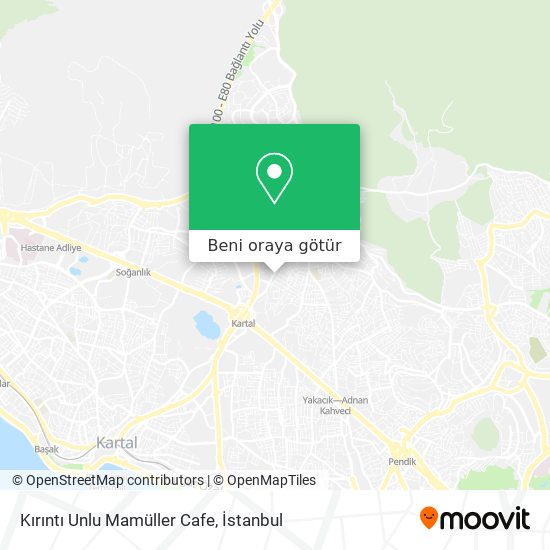 Kırıntı Unlu Mamüller Cafe harita