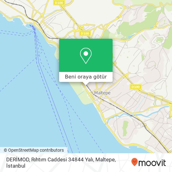 DERİMOD, Rıhtım Caddesi 34844 Yalı, Maltepe harita