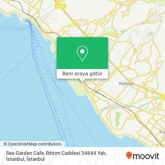 Sea Garden Cafe, Rıhtım Caddesi 34844 Yalı, İstanbul harita