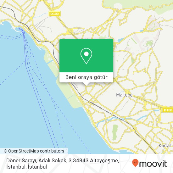 Döner Sarayı, Adalı Sokak, 3 34843 Altayçeşme, İstanbul harita