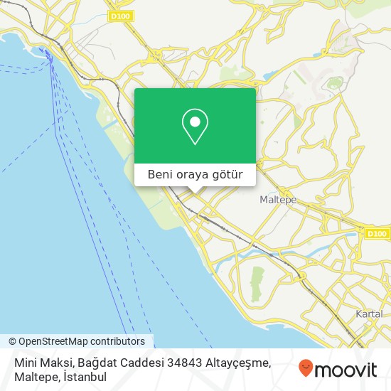 Mini Maksi, Bağdat Caddesi 34843 Altayçeşme, Maltepe harita