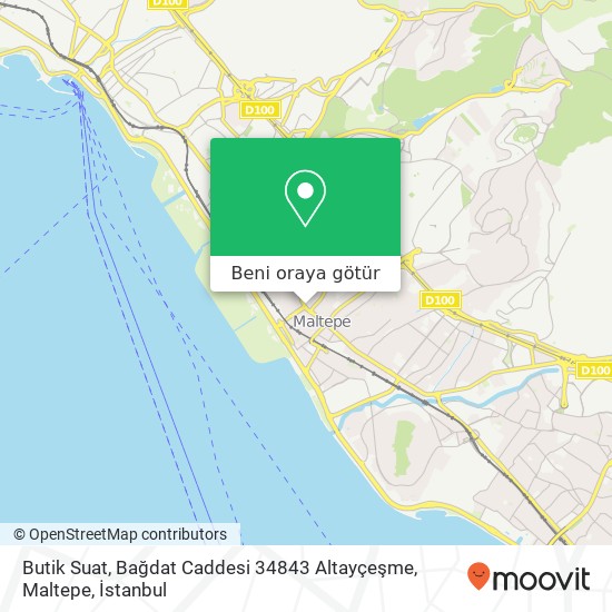 Butik Suat, Bağdat Caddesi 34843 Altayçeşme, Maltepe harita