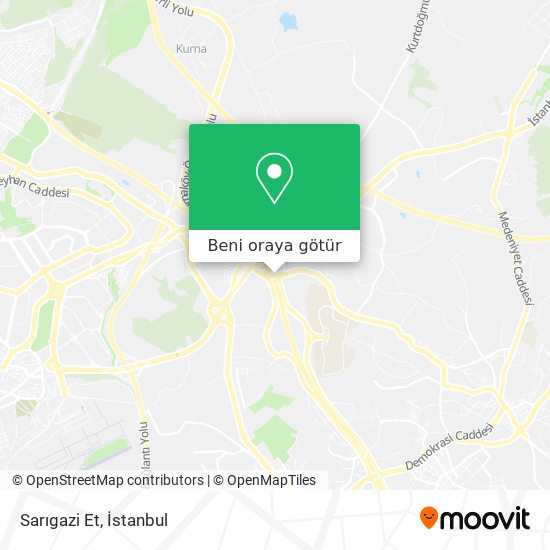 Sarıgazi Et harita