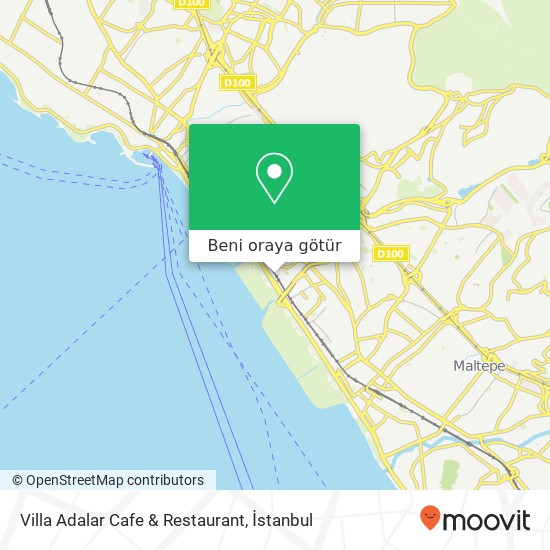 Villa Adalar Cafe & Restaurant, 34841 İdealtepe, İstanbul harita