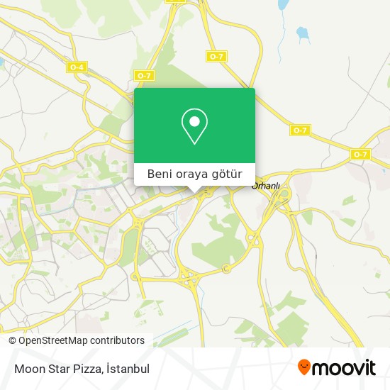 Moon Star Pizza harita