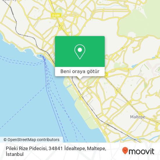 Pileki Rize Pidecisi, 34841 İdealtepe, Maltepe harita