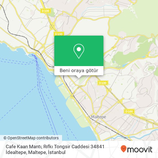 Cafe Kaan Mantı, Rıfkı Tongsir Caddesi 34841 İdealtepe, Maltepe harita