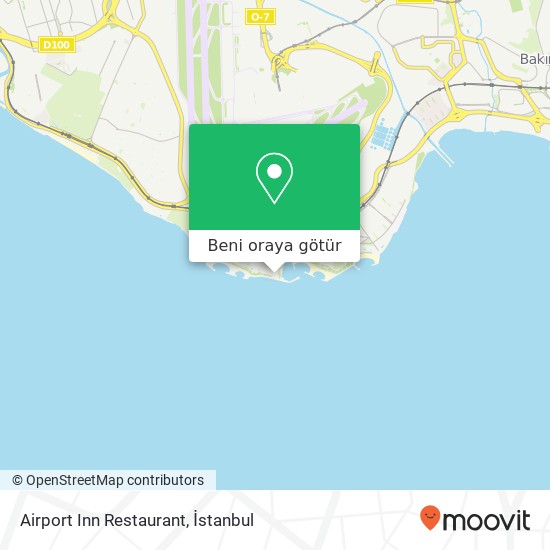 Airport Inn Restaurant, Liman Sokak, 21 34149 Yeşilköy, İstanbul harita