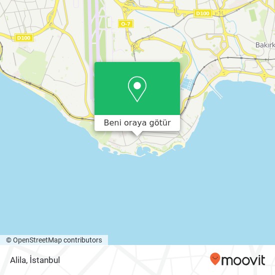 Alila, Seyit Ali Sokak, 47 34149 Yeşilköy, İstanbul harita