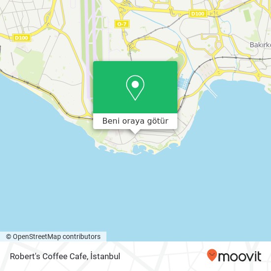 Robert's Coffee Cafe, İstasyon Caddesi, 39 34149 Yeşilköy, İstanbul harita