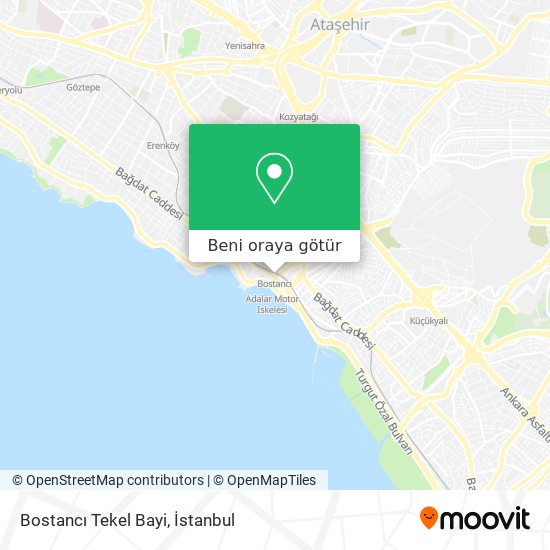 Bostancı Tekel Bayi harita