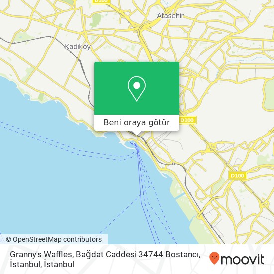 Granny's Waffles, Bağdat Caddesi 34744 Bostancı, İstanbul harita