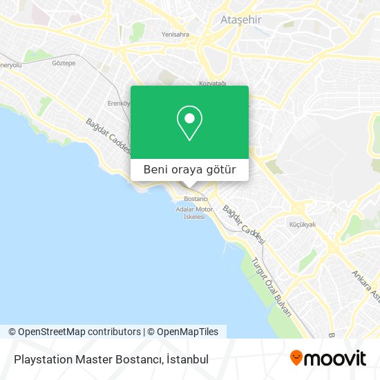 Playstation Master Bostancı harita