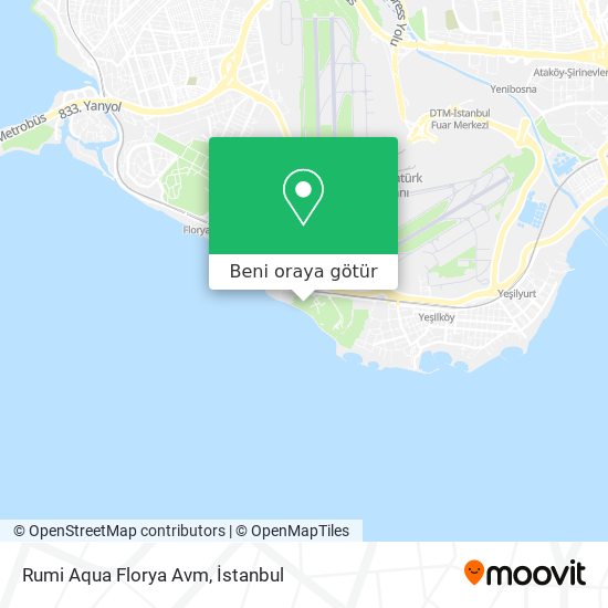 Rumi Aqua Florya Avm harita