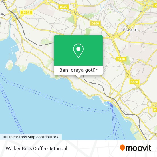 Walker Bros Coffee harita