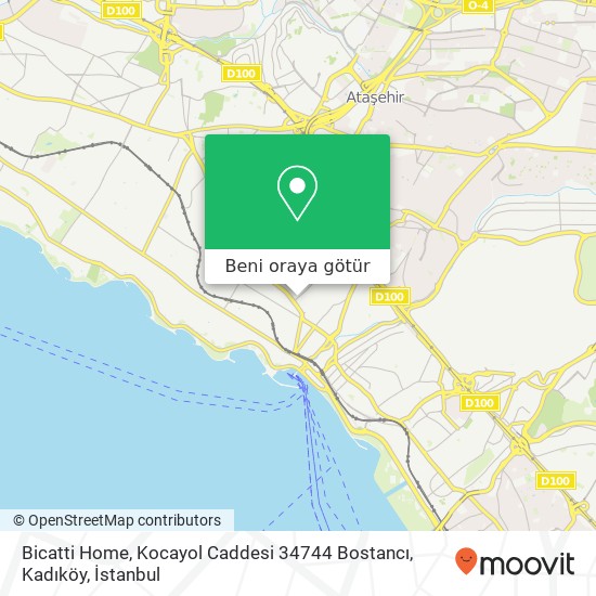 Bicatti Home, Kocayol Caddesi 34744 Bostancı, Kadıköy harita