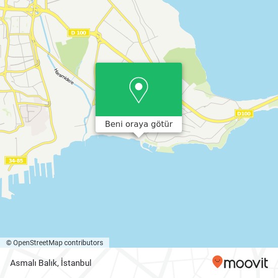 Asmalı Balık, Sahil Yolu Sokak, 17 34315 Ambarlı, İstanbul harita