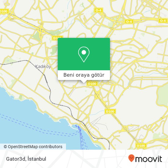Gator3d, Nevzat Bulut Sokak, 10A 34742 Kozyatağı, İstanbul harita