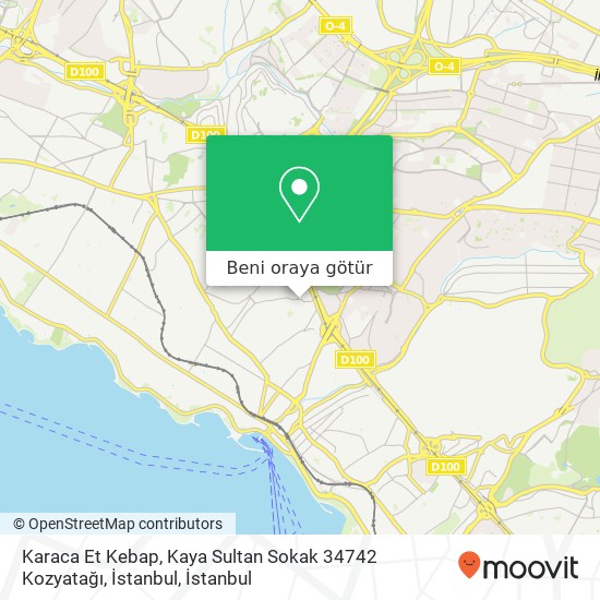 Karaca Et Kebap, Kaya Sultan Sokak 34742 Kozyatağı, İstanbul harita