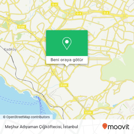 Meşhur Adıyaman Çiğköftecisi, Alanaldı Caddesi 34752 İçerenköy, İstanbul harita