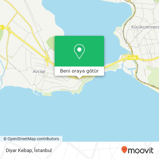 Diyar Kebap, Kulaç Sokak 34315 Denizköşkler, İstanbul harita