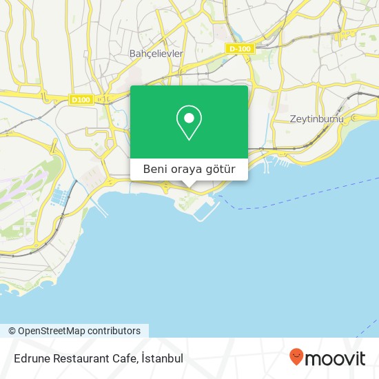 Edrune Restaurant Cafe, Kennedy Caddesi 34158 Ataköy 1., İstanbul harita