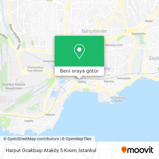 Harput Ocakbaşı Ataköy 5.Kısım harita