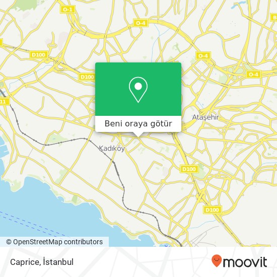 Caprice, Bayar Caddesi, 2 34734 Sahrayıcedit, İstanbul harita